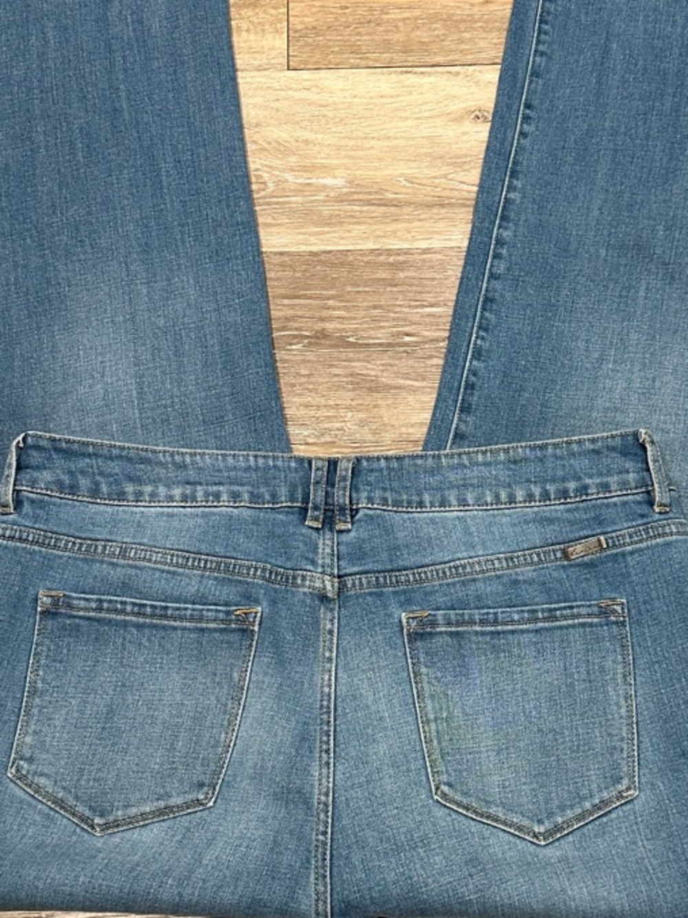 KanCan Medium Blue Straight Leg Denim Jeans - Picture 6 of 12